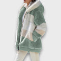 Coralie – Luxe Colorblock Winter Coat 3