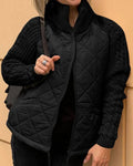Lily | Black Quilted Padded Puffer Jacket