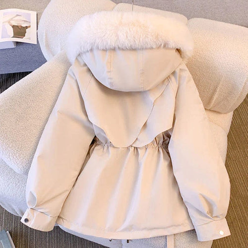 Ava | Belted Faux Fur Jacket