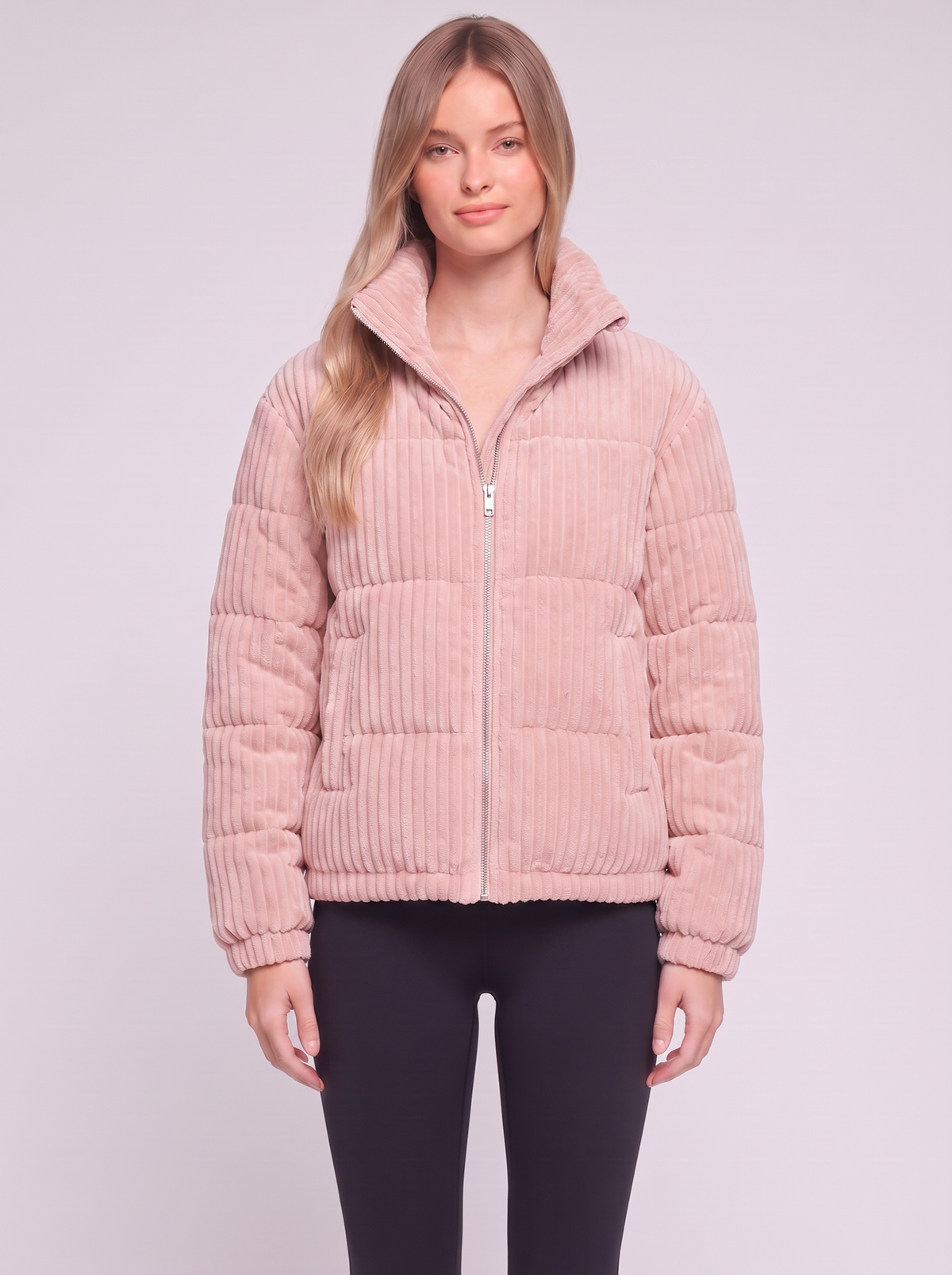 Emma Pink high-collar jacket - featured