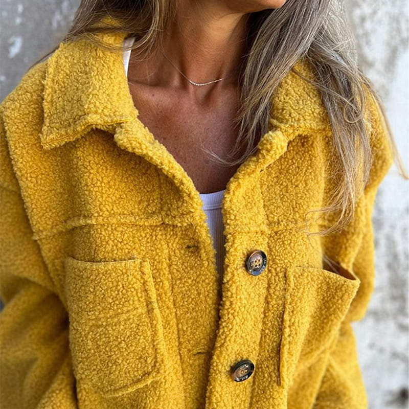 Aubrey – Button-Up Sherpa Jacket