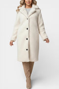 Verdeline Teddy Long Oversized Coat with Notched Collar 3