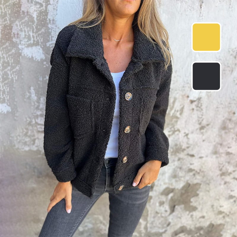 Aubrey – Button-Up Sherpa Jacket