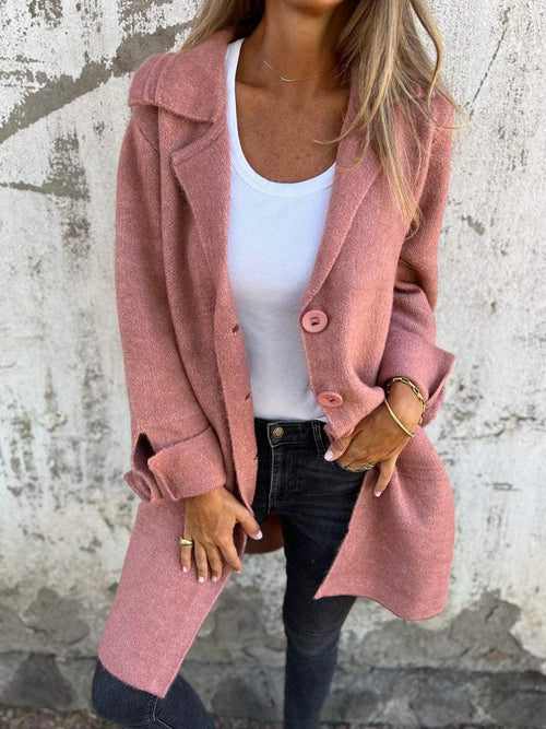 Aaliyah – Buttoned Everyday Coat