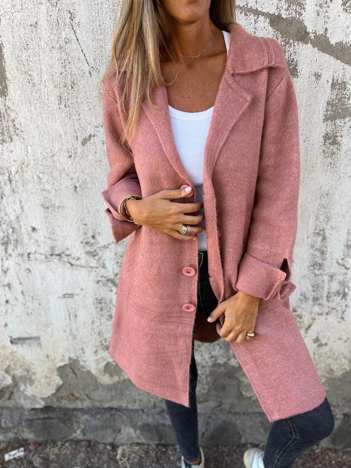 Aaliyah – Buttoned Everyday Coat